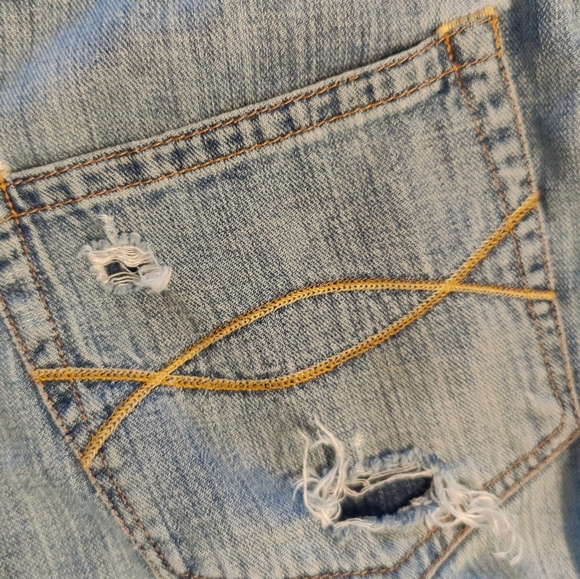 Abercrombie & Fitch distressed button fly jeans size 4/27 - Picture 14 of 14